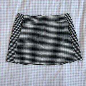 Urban Outfitters Black and White Mini Skirt